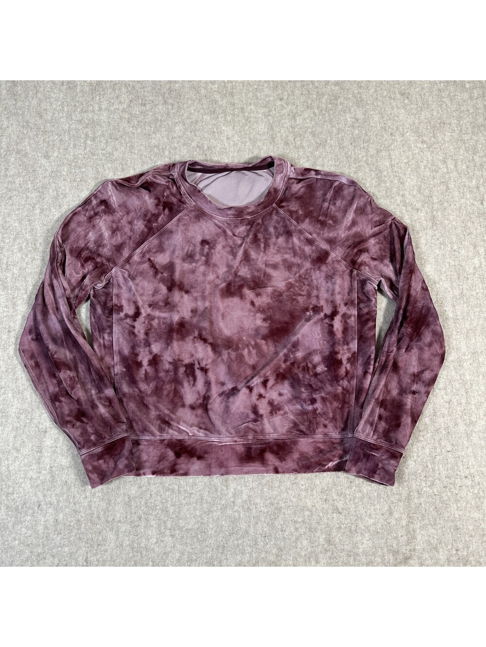 Lululemon Warm Down Shirt 6-8? Velour Interstellar Cassis Plush Pink Purple